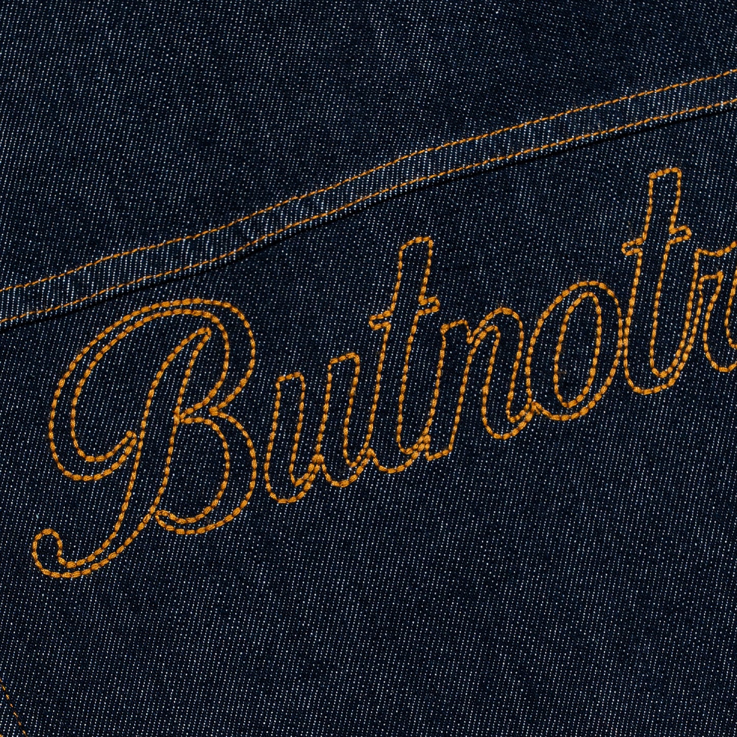 Graphic Denim Cropped Jacket