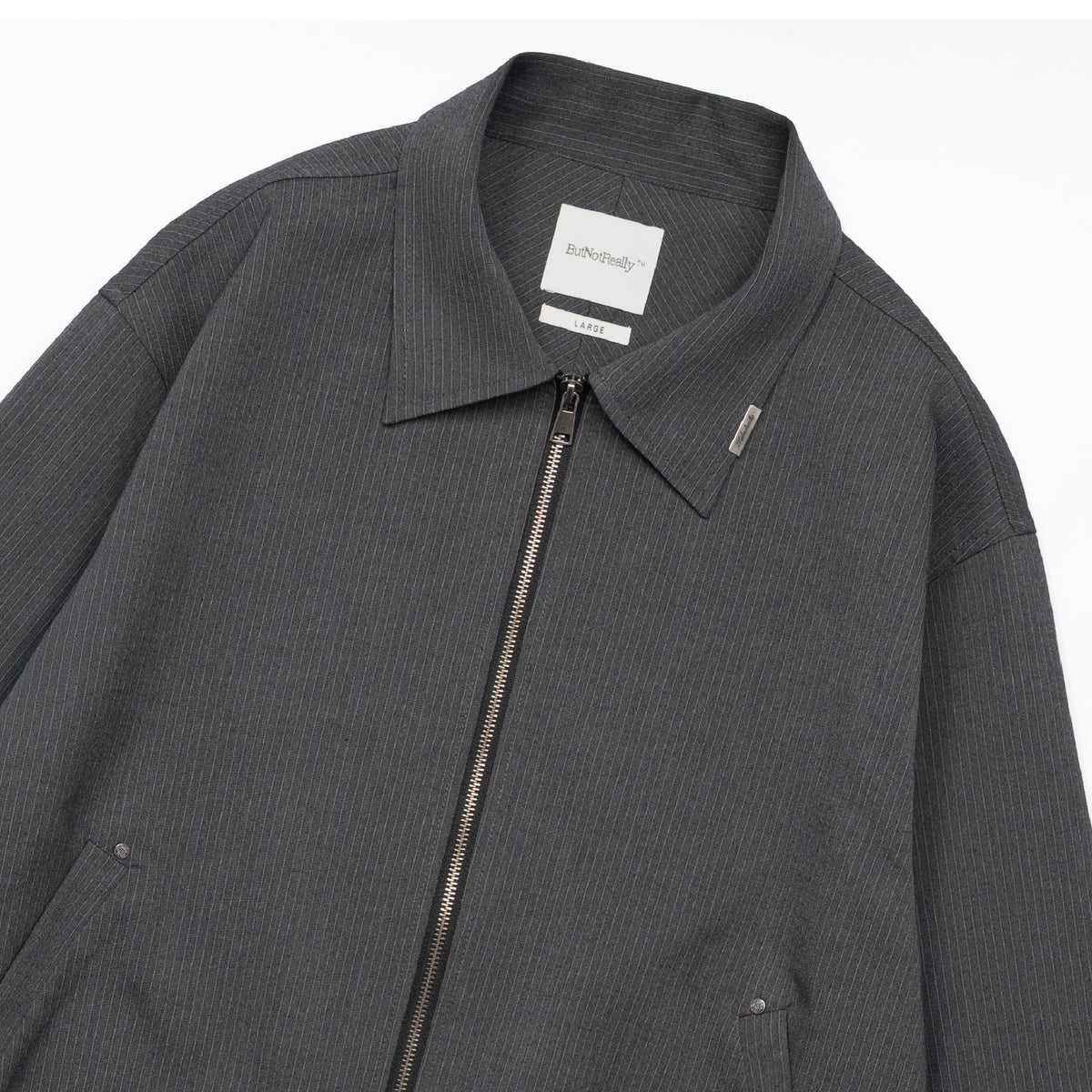 Graphic Pinstripe Jacket