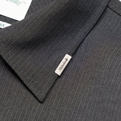 Graphic Pinstripe Jacket