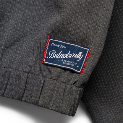 Graphic Pinstripe Jacket