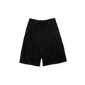 Core Cotton Wide Fit Pleated Half Pants