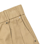 Core Cotton Wide Pleated Pants