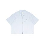 Dual-Zip Oxford Cropped Fit Shirt