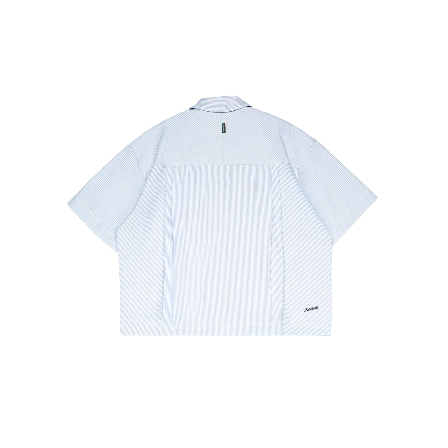 Dual-Zip Oxford Cropped Fit Shirt
