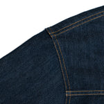 Dual-Zip Denim Cropped Fit Shirt