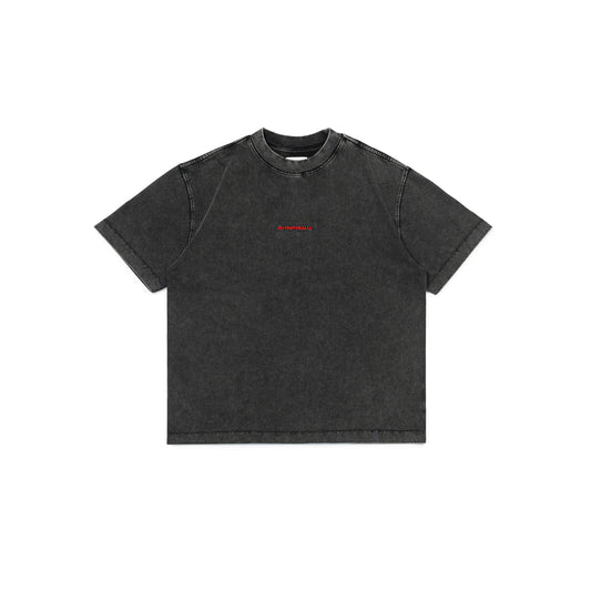 Graphic Cotton Cropped Tee