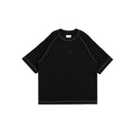 Graphic Interlock Oversized Raglan Tee