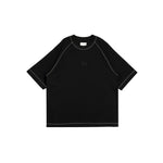 Graphic Interlock Oversized Raglan Tee