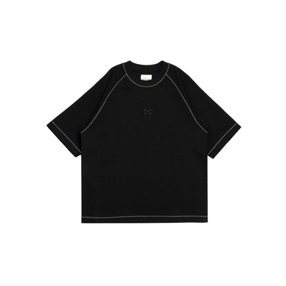 Graphic Interlock Oversized Raglan Tee