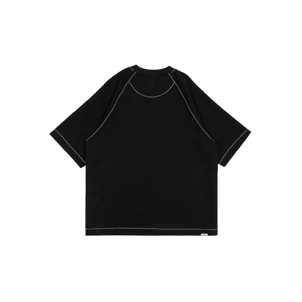 Graphic Interlock Oversized Raglan Tee