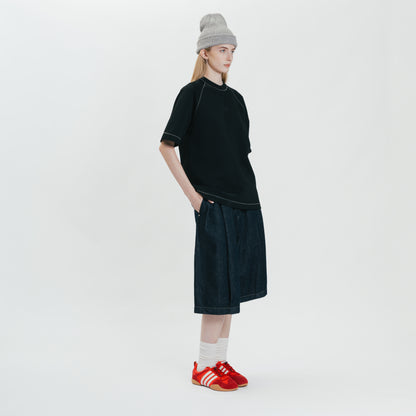 Graphic Interlock Oversized Raglan Tee