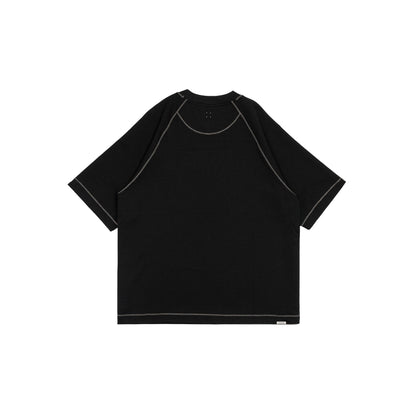 Graphic Interlock Oversized Raglan Tee