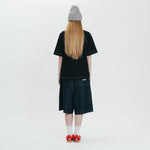 Graphic Interlock Oversized Raglan Tee