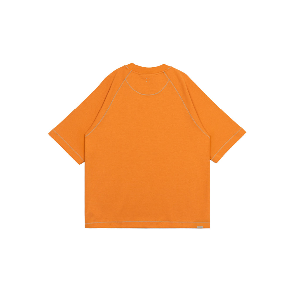 Graphic Interlock Oversized Raglan Tee