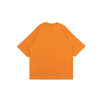 Graphic Interlock Oversized Raglan Tee