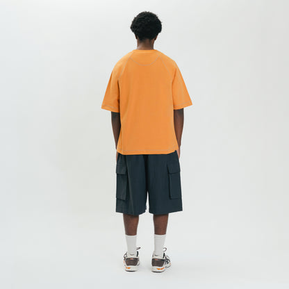 Graphic Interlock Oversized Raglan Tee