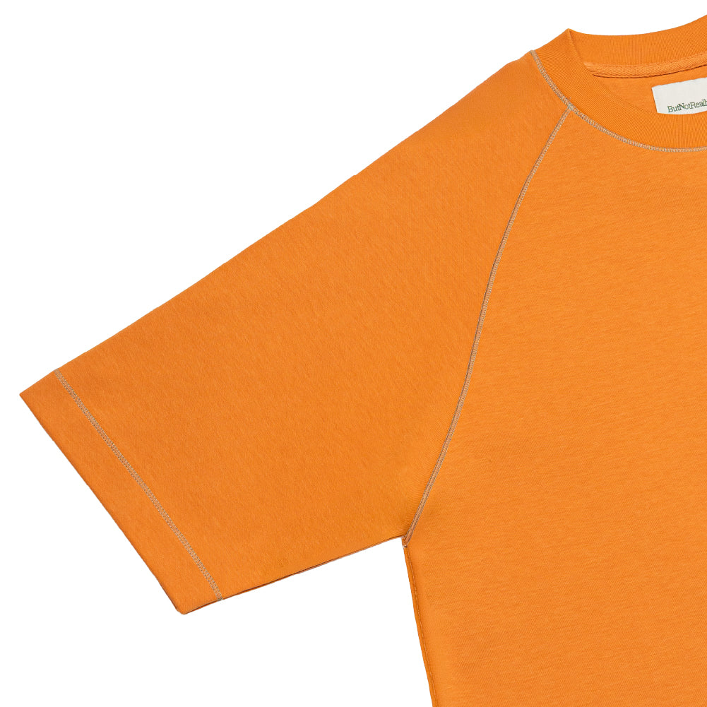 Graphic Interlock Oversized Raglan Tee