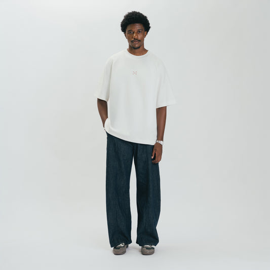 Graphic Interlock Oversized Raglan Tee