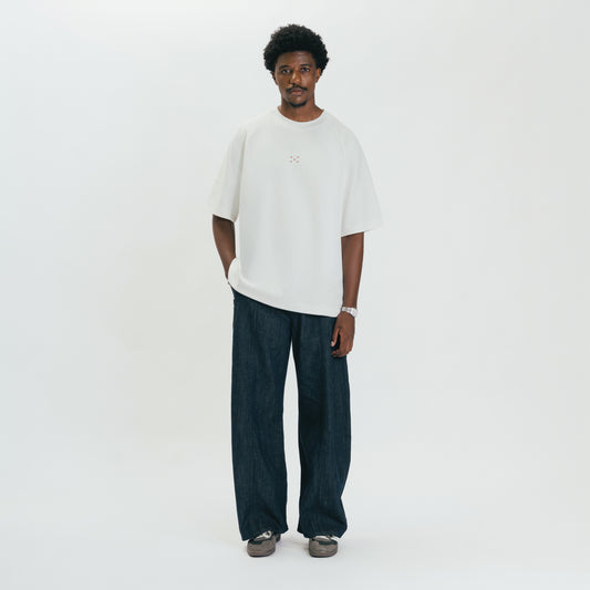 Graphic Interlock Oversized Raglan Tee