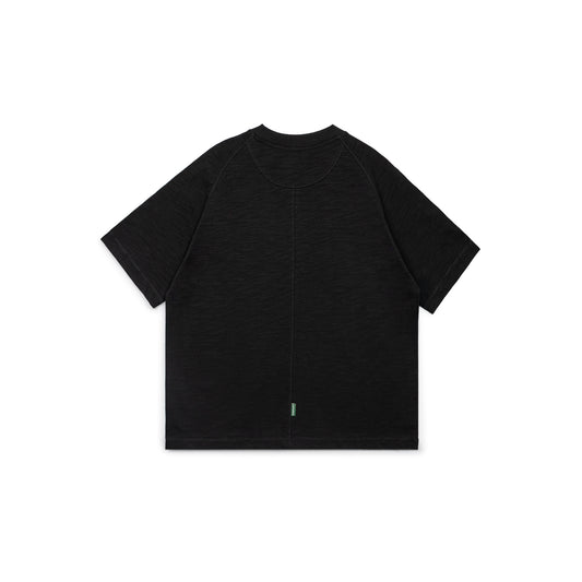 Graphic Cotton Oversized Raglan Tee