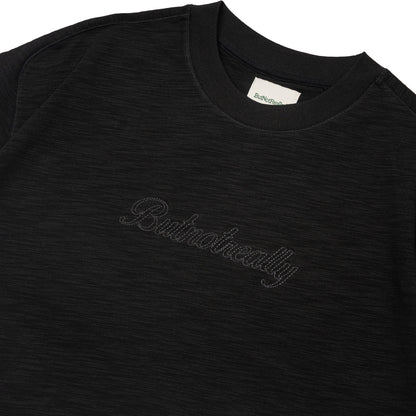 Graphic Cotton Oversized Raglan Tee