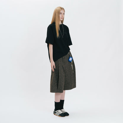 Graphic Cotton Oversized Raglan Tee