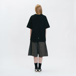 Graphic Cotton Oversized Raglan Tee
