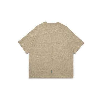 Graphic Cotton Oversized Raglan Tee
