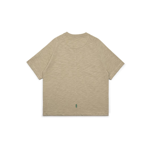 Graphic Cotton Oversized Raglan Tee