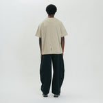 Graphic Cotton Oversized Raglan Tee