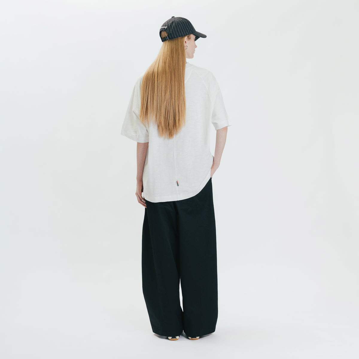 Graphic Cotton Oversized Raglan Tee