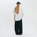Graphic Cotton Oversized Raglan Tee