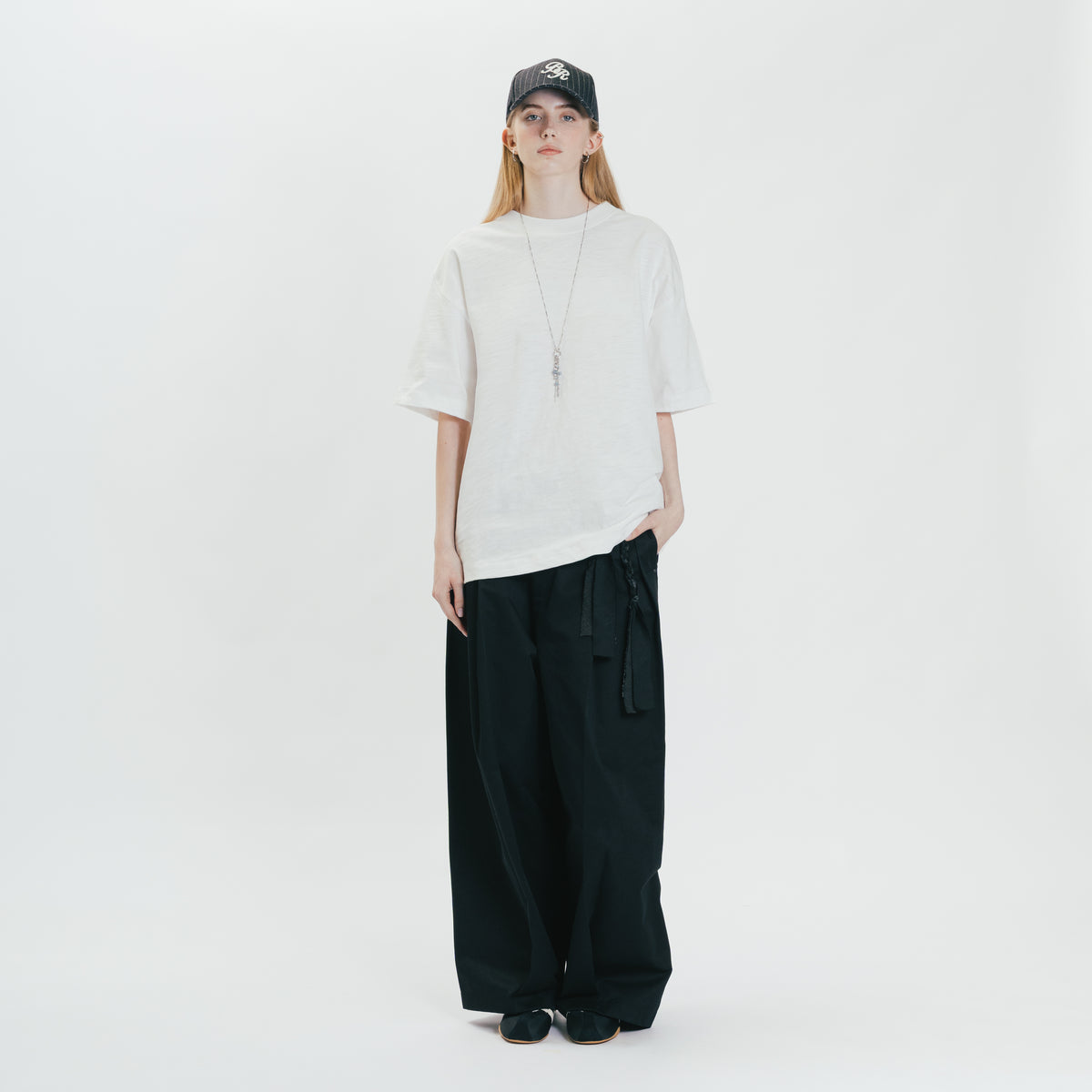 Graphic Cotton Oversized Raglan Tee