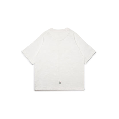 Graphic Cotton Oversized Raglan Tee