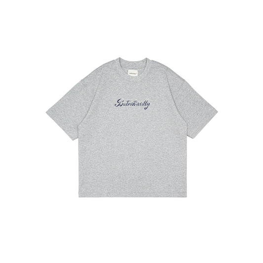 Graphic Interlock Oversized Tee