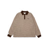 Graphic Houndstooth Long Sleeve Tee