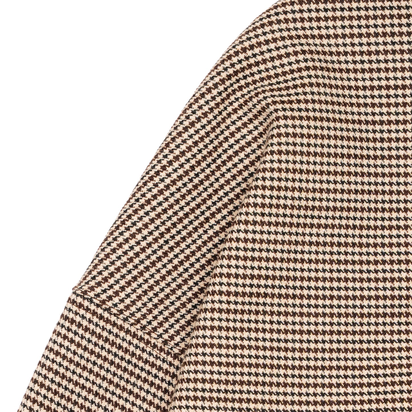 Graphic Houndstooth Long Sleeve Tee