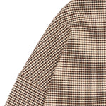 Graphic Houndstooth Long Sleeve Tee
