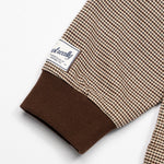Graphic Houndstooth Long Sleeve Tee