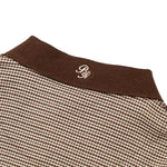 Graphic Houndstooth Long Sleeve Tee
