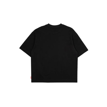 Hidden Pocket Interlock Oversized Tee