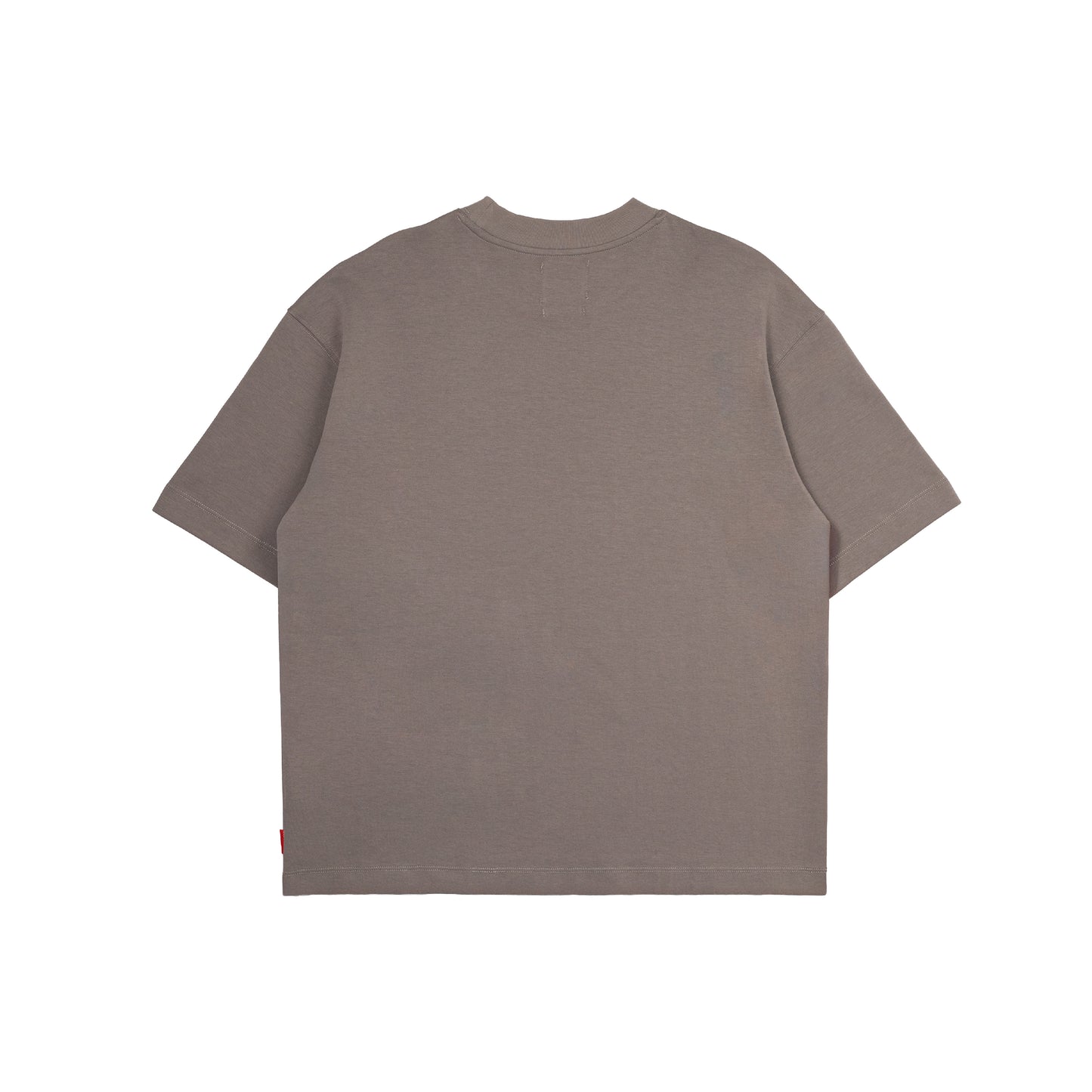 Hidden Pocket Interlock Oversized Tee