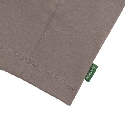 Hidden Pocket Interlock Oversized Tee