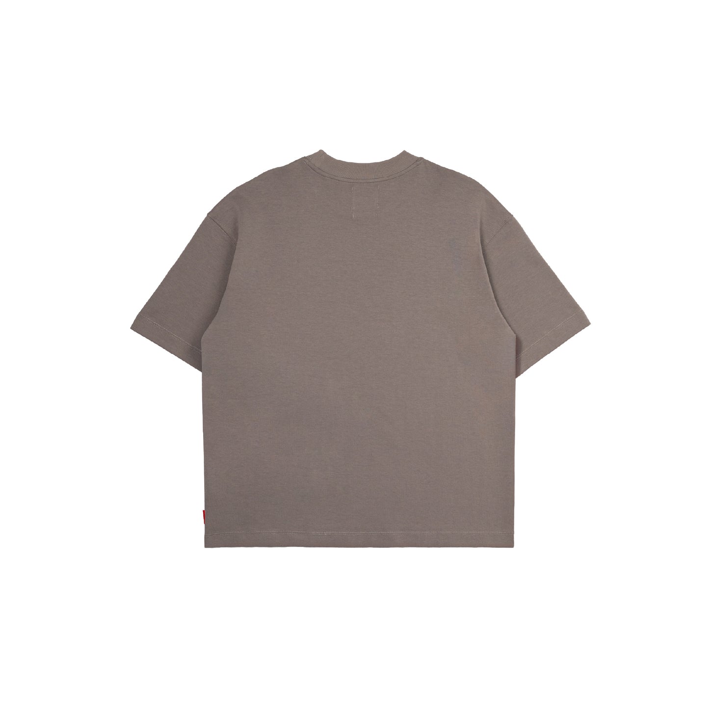 Hidden Pocket Interlock Oversized Tee