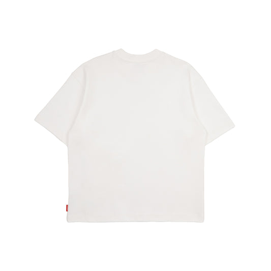 Hidden Pocket Interlock Oversized Tee
