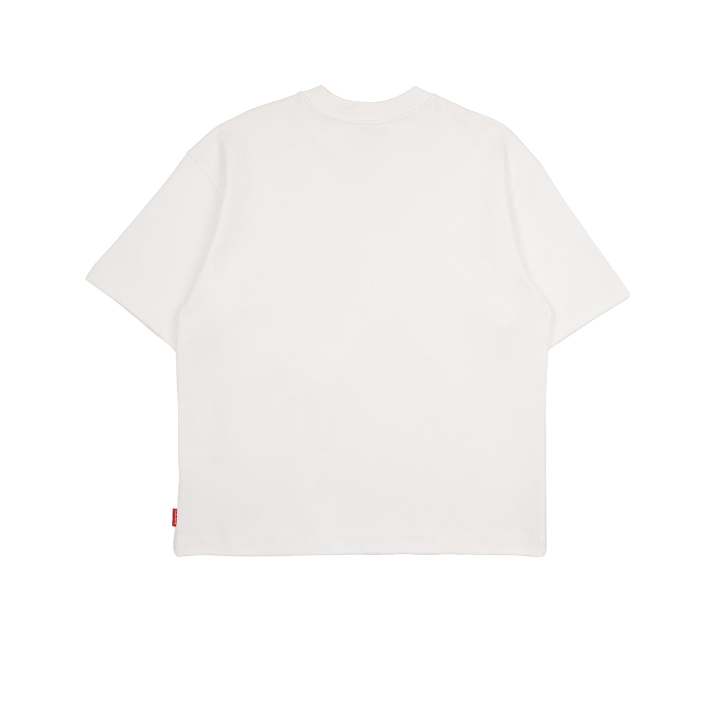 Hidden Pocket Interlock Oversized Tee