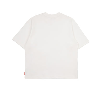 Hidden Pocket Interlock Oversized Tee
