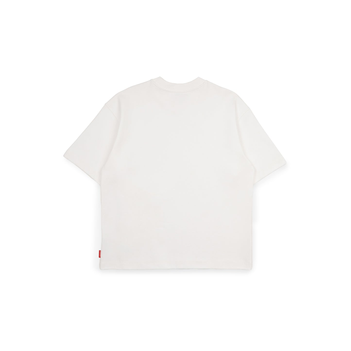 Hidden Pocket Interlock Oversized Tee