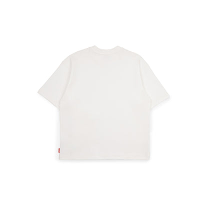 Hidden Pocket Interlock Oversized Tee