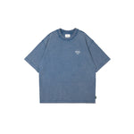 Stone-Washed Graphic Cotton Oversized Tee
